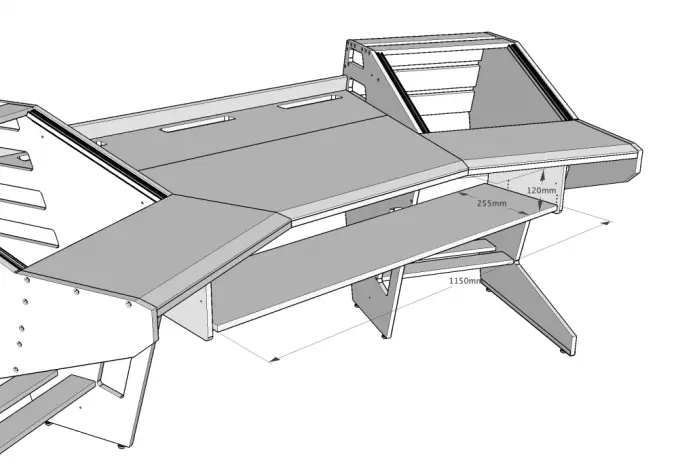 Sessiondesk GUSTAVKEY, (b-stock) Studiotisch, Studiodesk