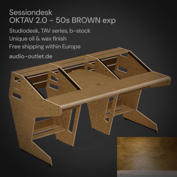 Sessiondesk OKTAV 50s brown exp.