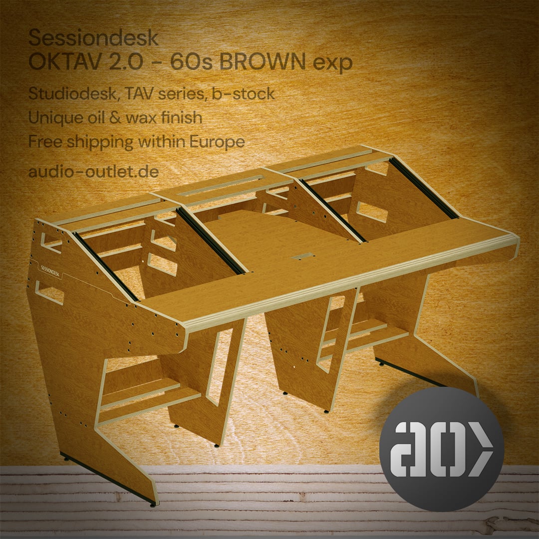 Sessiondesk OKTAV 2.0 60s brown exp.
