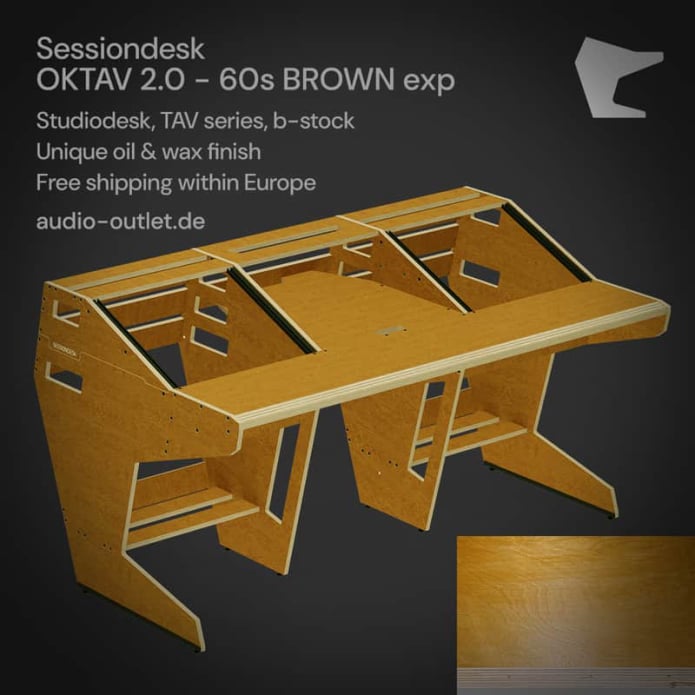 Sessiondesk OKTAV 2.0 60s brown exp.