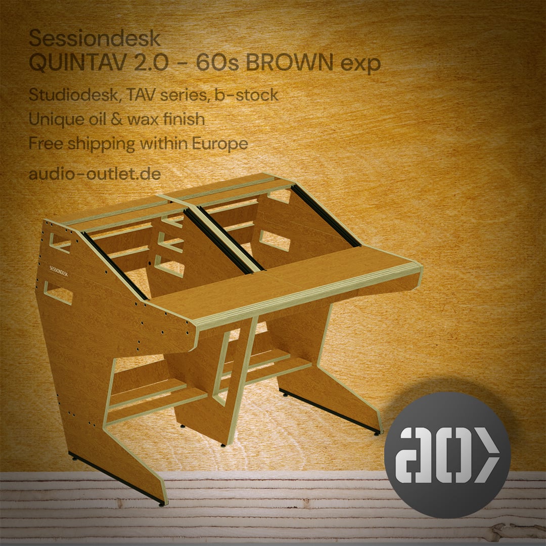 Sessiondesk QUINTAV 2.0 60s brown exp.