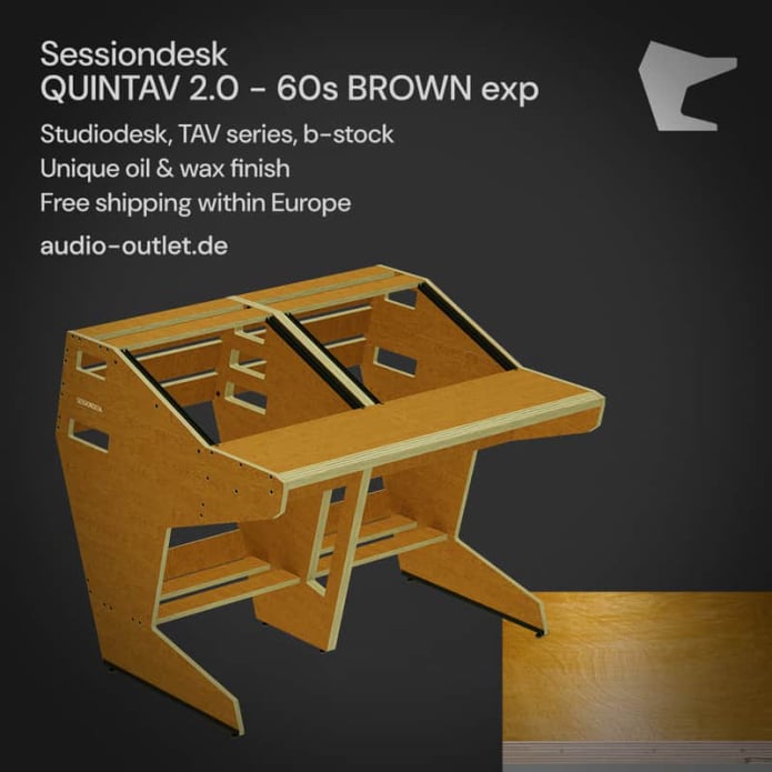 Sessiondesk QUINTAV 2.0 60s brown exp.