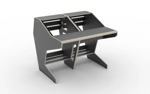 Sessiondesk QUINTAV 80s grey, (b-stock) Studiotisch, Studiodesk